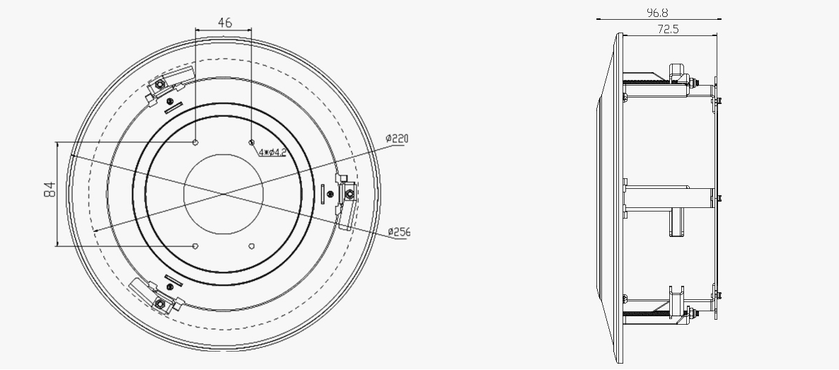 Внутрипотолочный кронштейн MS-A78